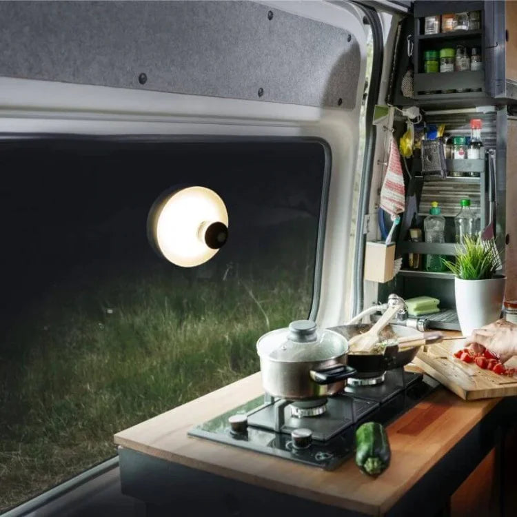 Lampe LED Rechargeable avec Ventouse – Éclairage Portable et Ajustable pour Intérieur et Extérieur