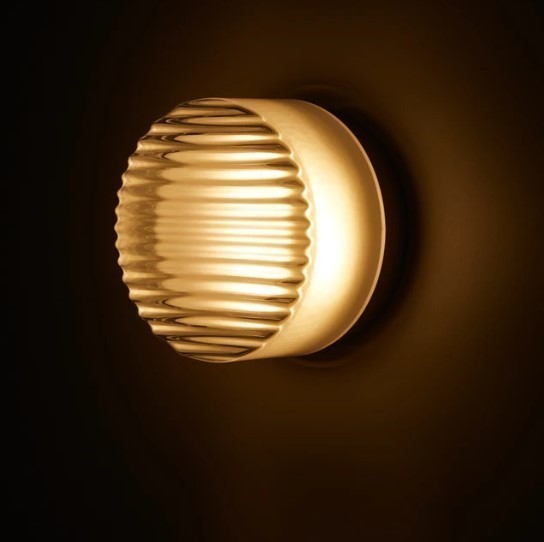 Applique Murale LED Moderne en Forme Ronde – Éclairage Doux avec Diffuseur en Verre Mylk pour Salon et Chambre