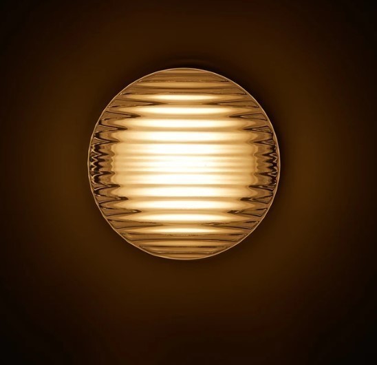 Applique Murale LED Moderne en Forme Ronde – Éclairage Doux avec Diffuseur en Verre Mylk pour Salon et Chambre