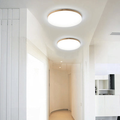Plafonnier LED Rond Simple en Acrylique – Design Minimaliste et Économique