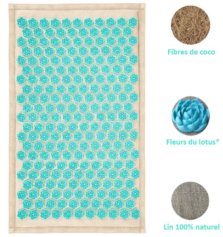Tapis Champ de Fleurs Florapress – Bien-être naturel par acupression