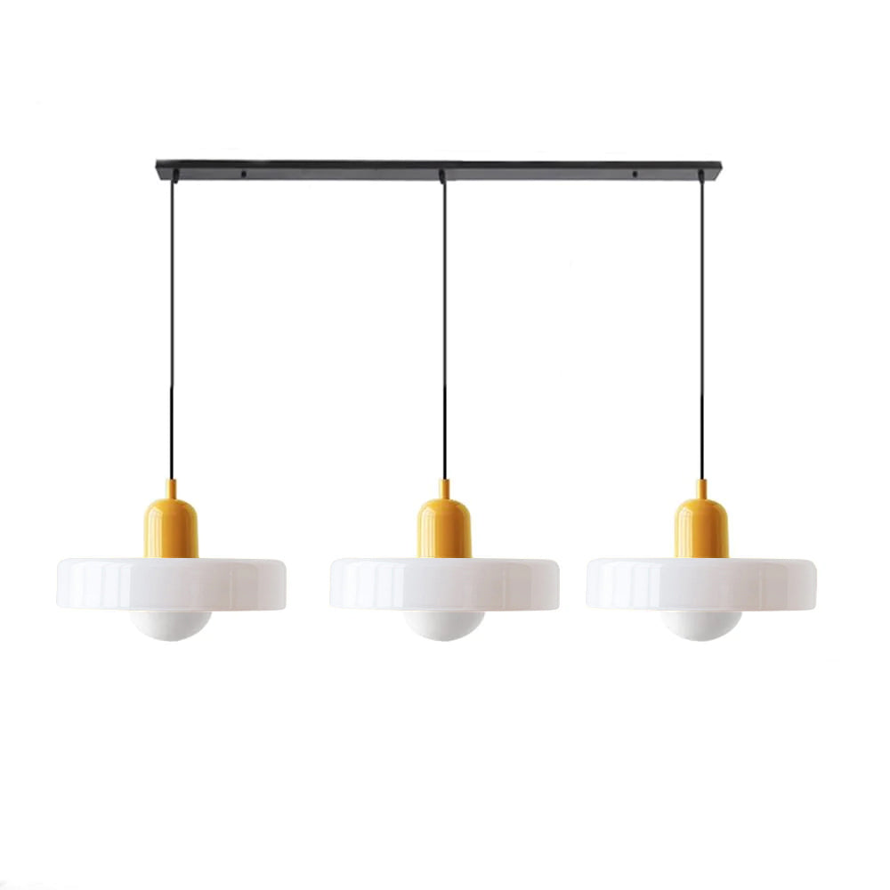 Suspension Simple Bauhaus en Verre – Design Élégant pour Cuisine, Salle à Manger et Salon