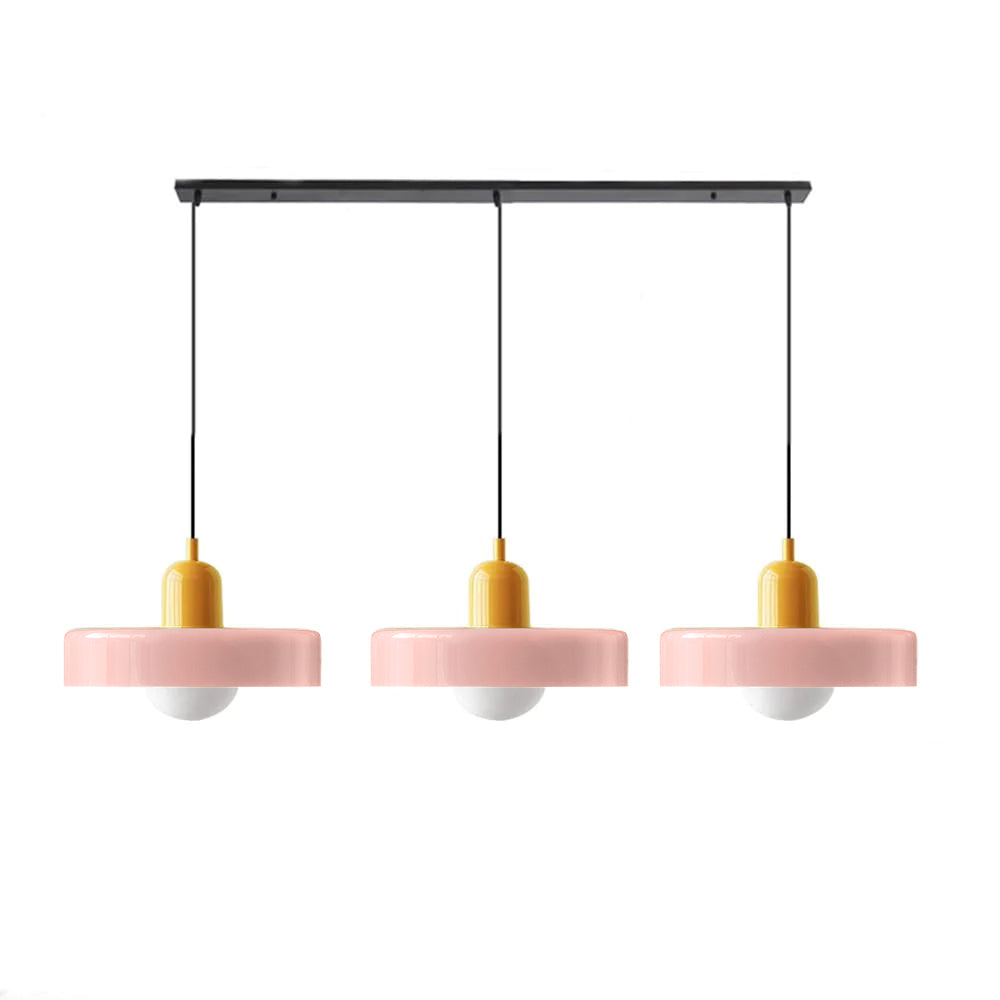 Suspension Simple Bauhaus en Verre – Design Élégant pour Cuisine, Salle à Manger et Salon