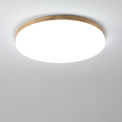 Plafonnier LED Rond Simple en Acrylique – Design Minimaliste et Économique