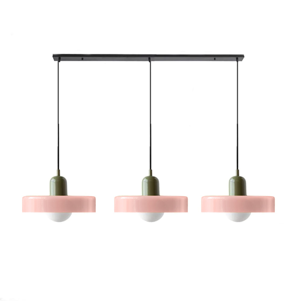 Suspension Simple Bauhaus en Verre – Design Élégant pour Cuisine, Salle à Manger et Salon