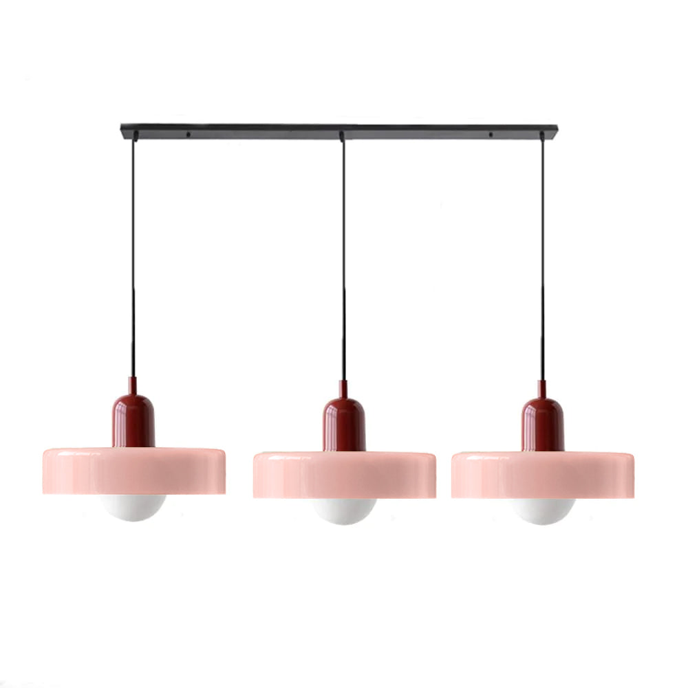 Suspension Simple Bauhaus en Verre – Design Élégant pour Cuisine, Salle à Manger et Salon
