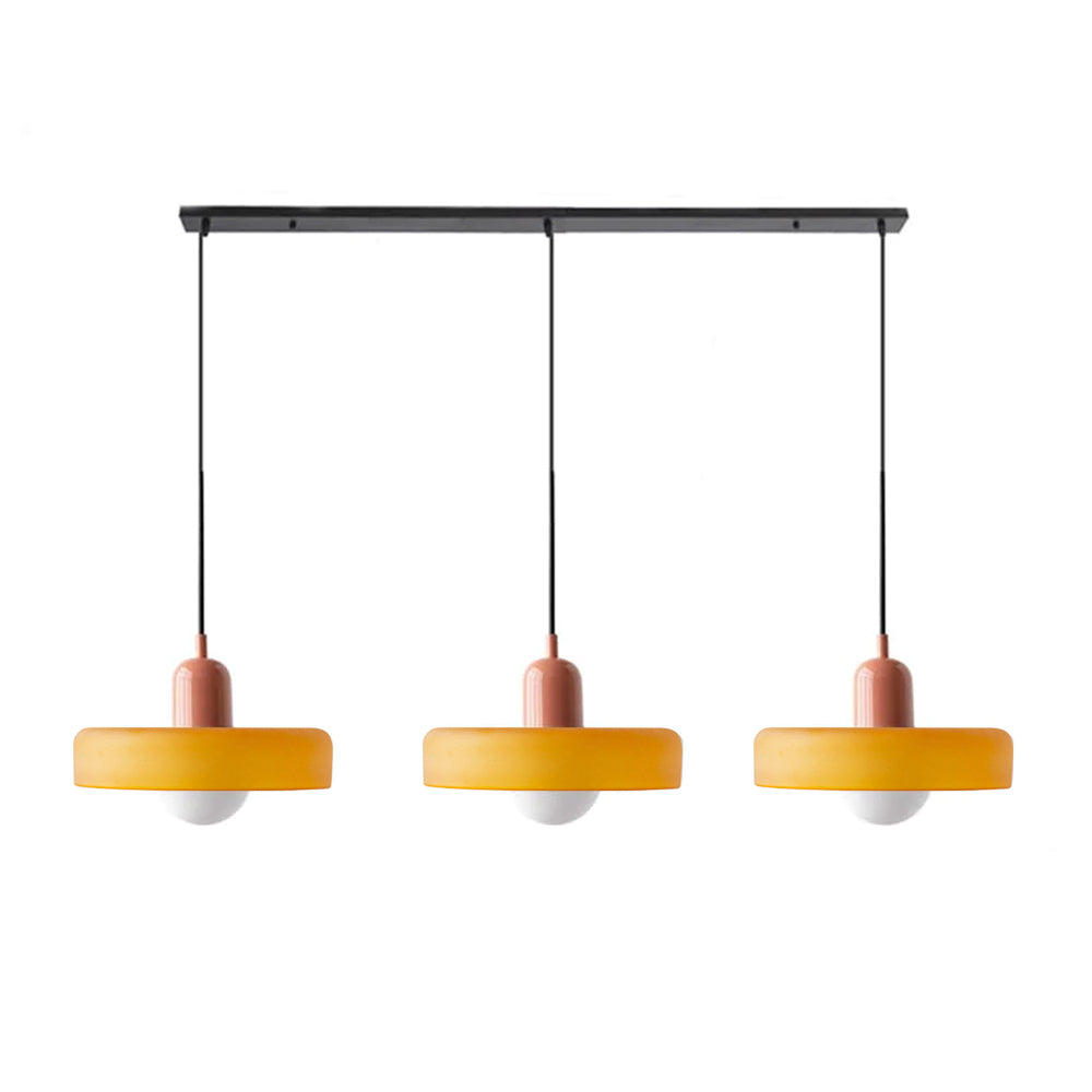 Suspension Simple Bauhaus en Verre – Design Élégant pour Cuisine, Salle à Manger et Salon