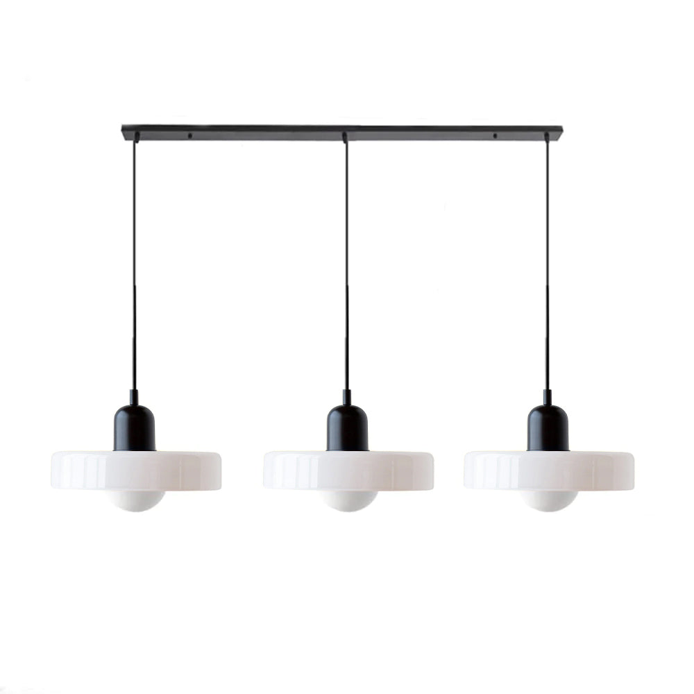 Suspension Simple Bauhaus en Verre – Design Élégant pour Cuisine, Salle à Manger et Salon