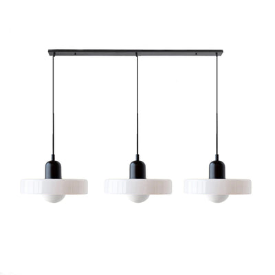Suspension Simple Bauhaus en Verre – Design Élégant pour Cuisine, Salle à Manger et Salon