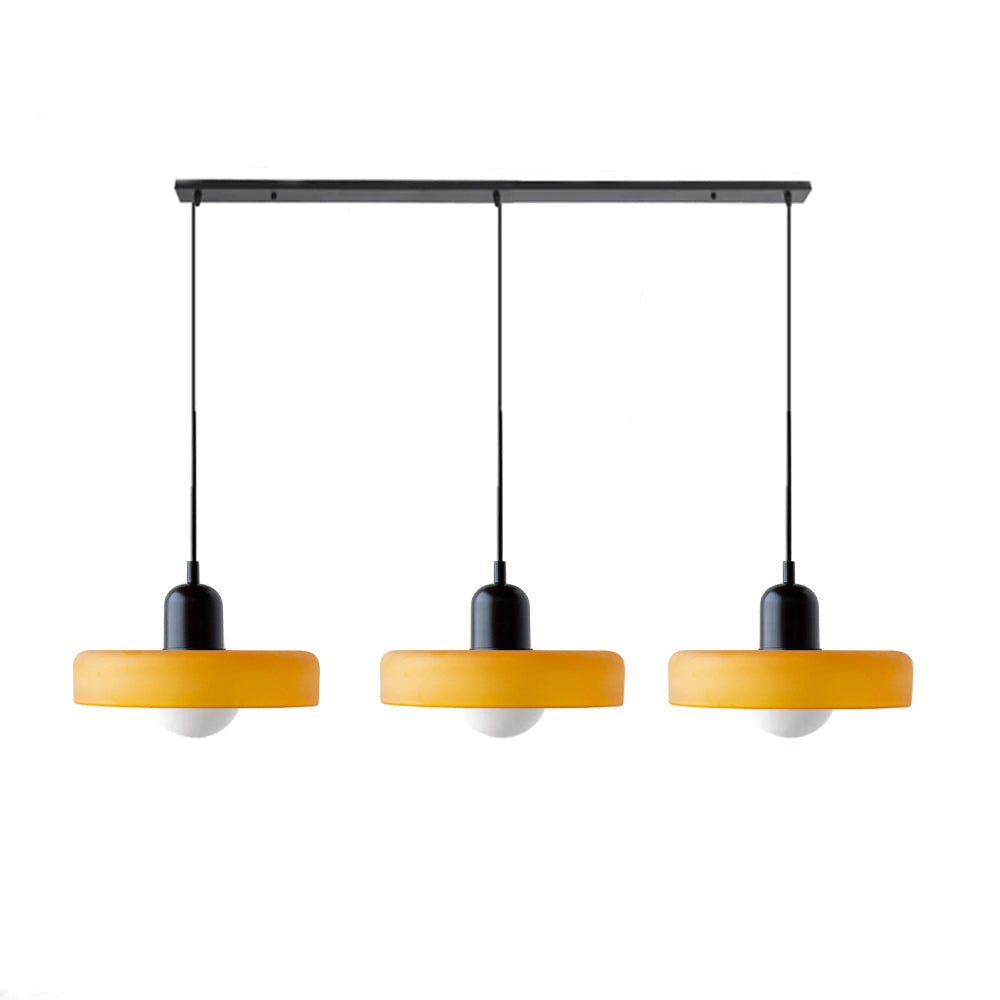 Suspension Simple Bauhaus en Verre – Design Élégant pour Cuisine, Salle à Manger et Salon