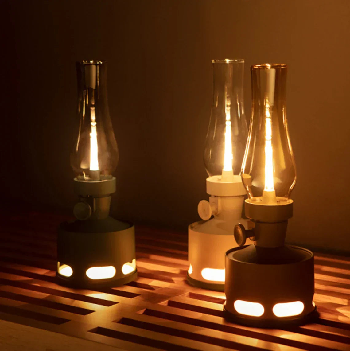Lampe Vintage LED – Lampe à pétrole rétro avec technologie LED moderne