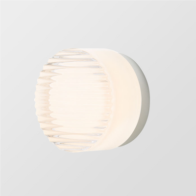 Applique Murale LED Moderne en Forme Ronde – Éclairage Doux avec Diffuseur en Verre Mylk pour Salon et Chambre