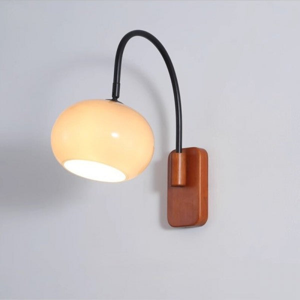 Applique Murale Bauhaus Persimmon – Design Moderne & Éclairage Orientable