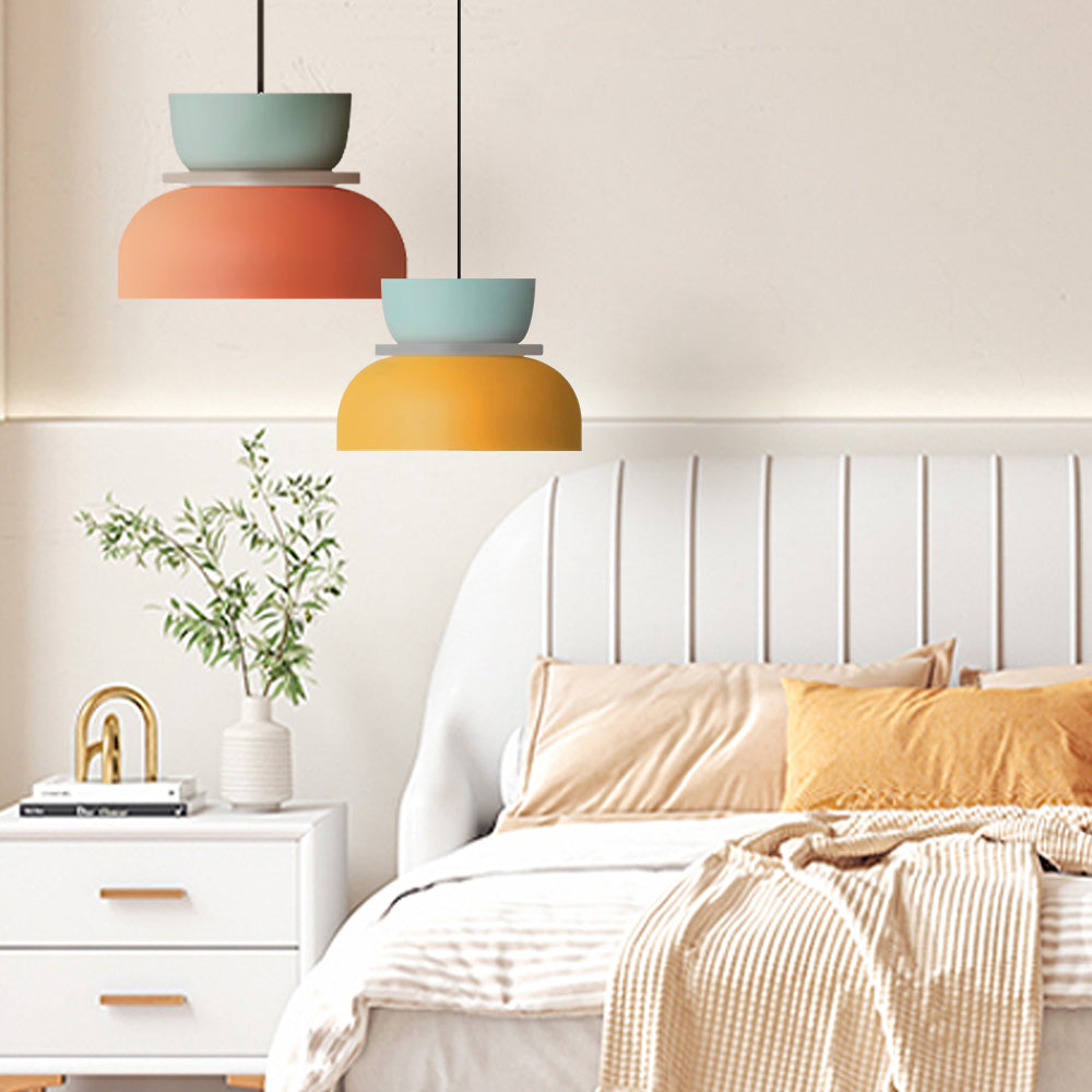 Suspension Moderne en Acrylique – Design Coloré avec Éclat Nordique