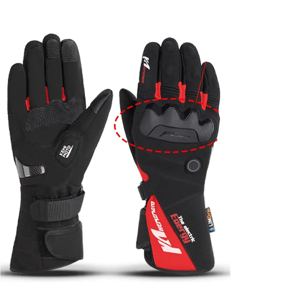 Gants Chauffants ThermoGrip – Rechargeables, Imperméables, Idéal pour l’Hiver et les Sports de Neige