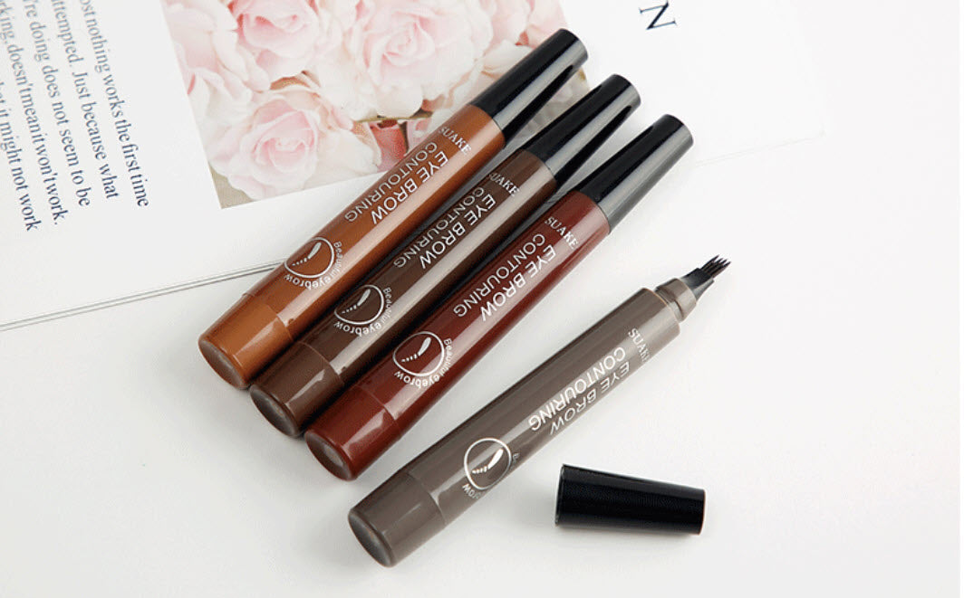 Stylo à Sourcils Brun Foncé - Adoptez des Sourcils Parfaits Facilement
