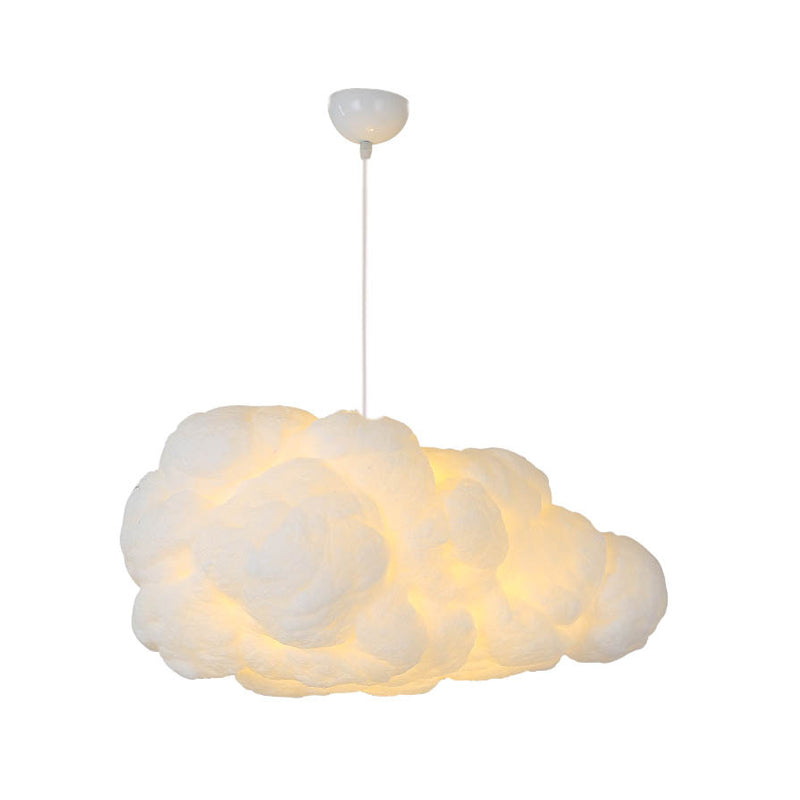 Suspension Blanche Moderne pour Chambre avec Double Abat-Jour