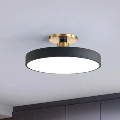 Plafonnier LED Rond au Design Minimaliste - Éclairage Moderne et Élégant pour Chambre