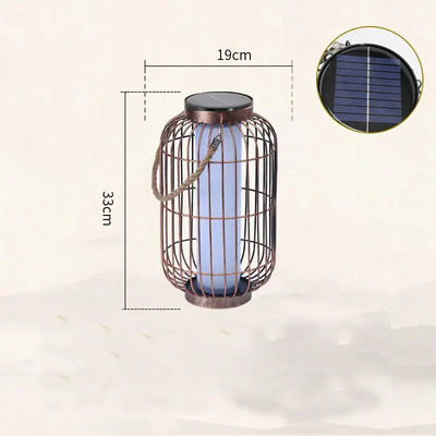 Lampe Solaire LED Emulanceglo - Élégance Chinoise et Innovation Moderne pour Extérieur