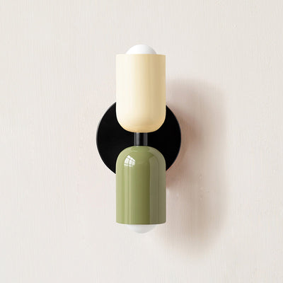 Éclairage mural moderne avec 2 ampoules – Design directionnel, disponible en plusieurs couleurs