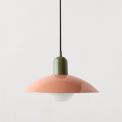 Suspension Macaron Moderne - Abat-jour en Verre Coloré, Design Unique, Idéale pour Cuisine et Salon