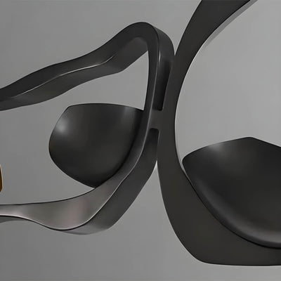 Suspension Moderne Artistique – Éclairage LED avec Design Organique
