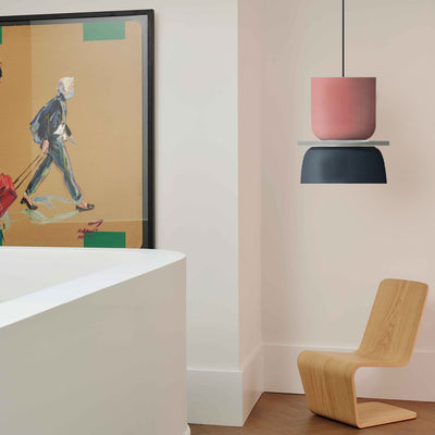 Suspension Moderne en Acrylique – Design Coloré avec Éclat Nordique