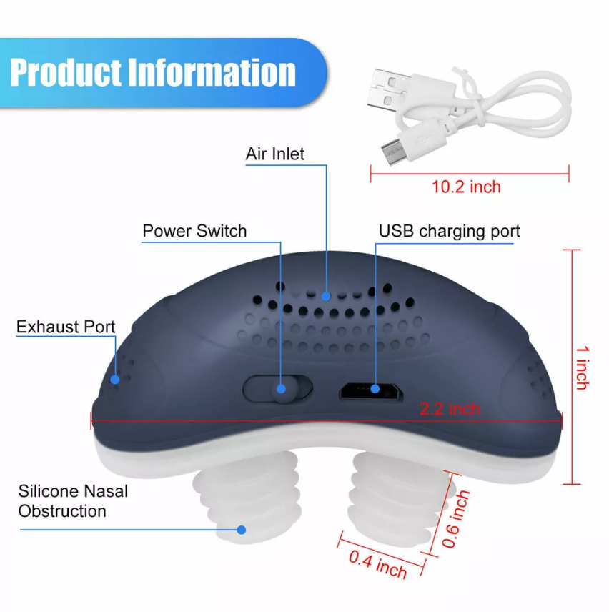 Mini Appareil CPAP Anti-Snoring – Compact, Discret et Efficace pour des Nuits Paisibles