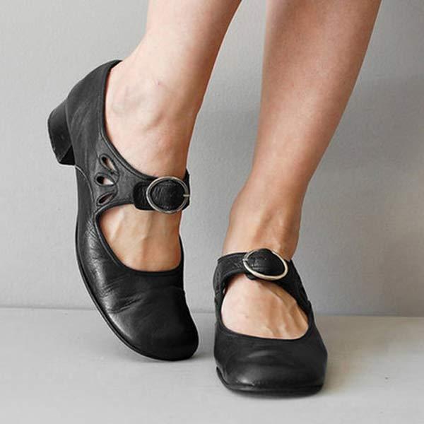 Sandales Orthopédiques en Cuir avec Boucle – Modèle Camille