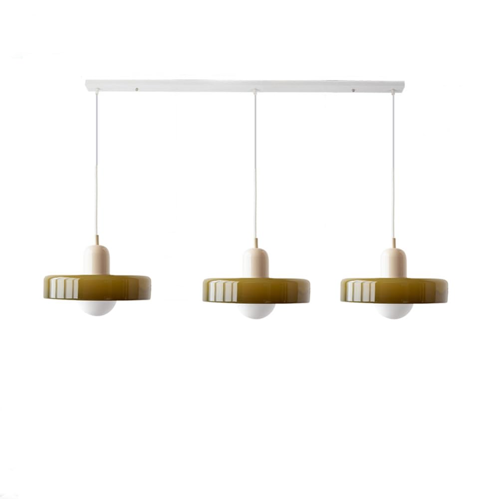 Suspension Simple Bauhaus en Verre – Design Élégant pour Cuisine, Salle à Manger et Salon