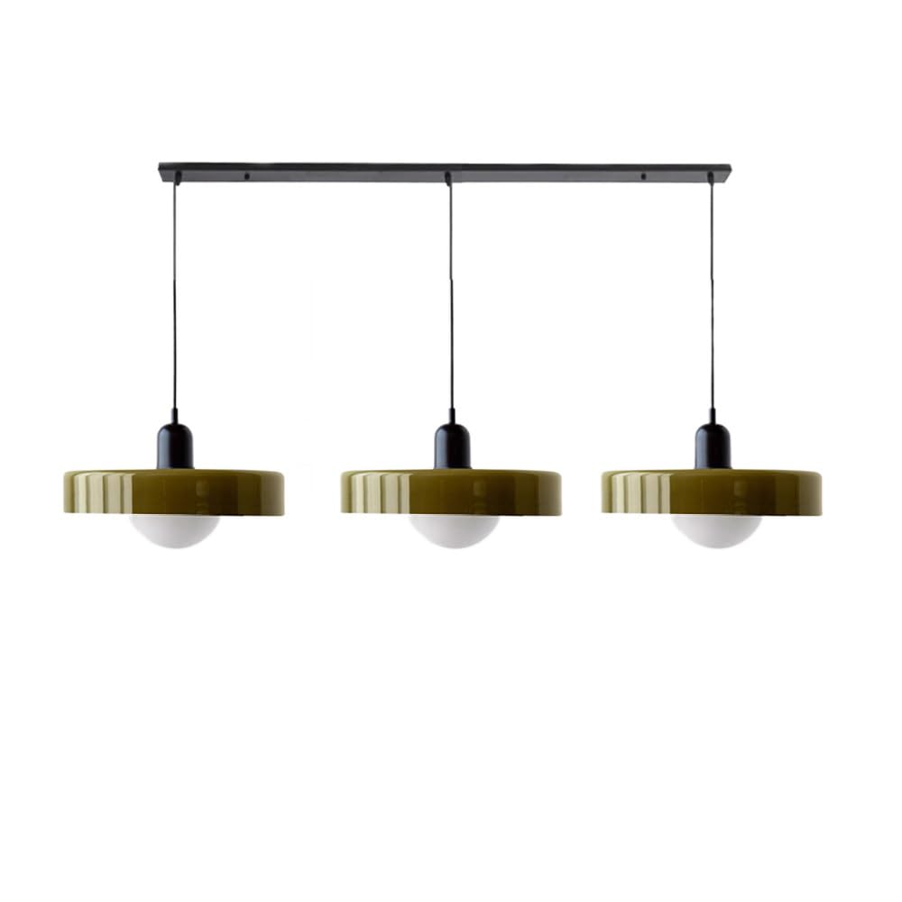 Suspension Simple Bauhaus en Verre – Design Élégant pour Cuisine, Salle à Manger et Salon