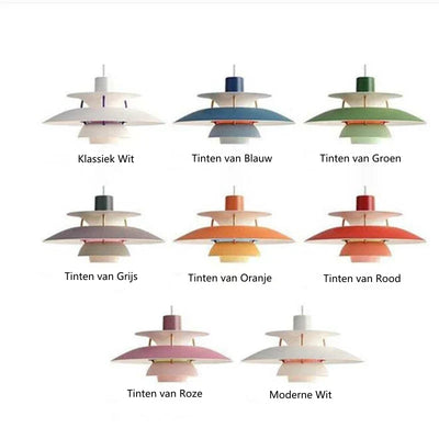 Lampe LED Suspendue Morandi – Design Moderne en Métal Coloré