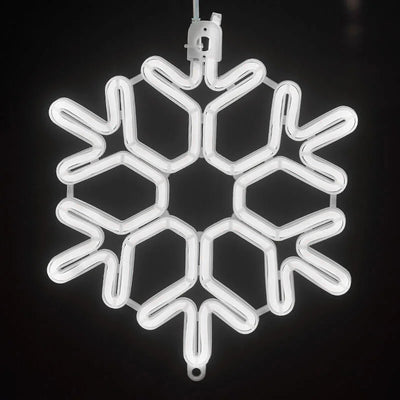 Guirlande LED Flocon de Neige Étanche - Décoration Noël Extérieure