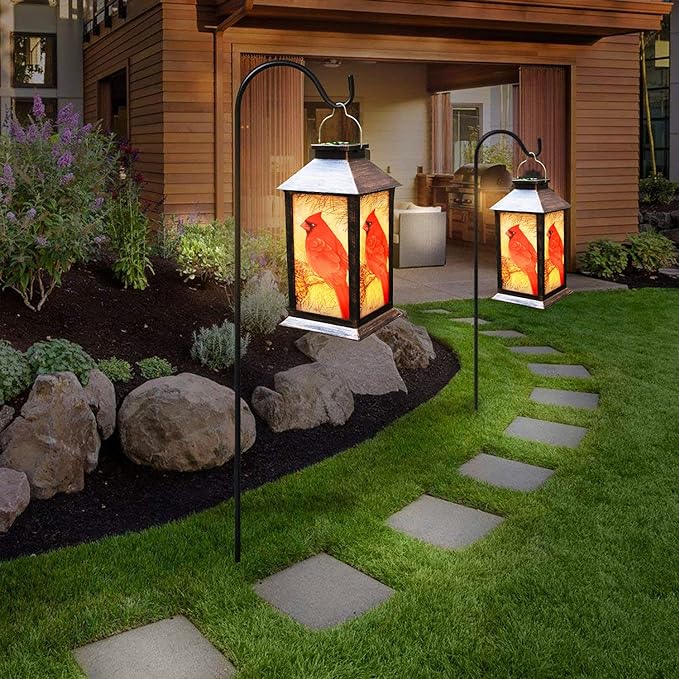Lanterne Solaire CardinalGlow – Éclairage Extérieur Chaleureux & Élégant