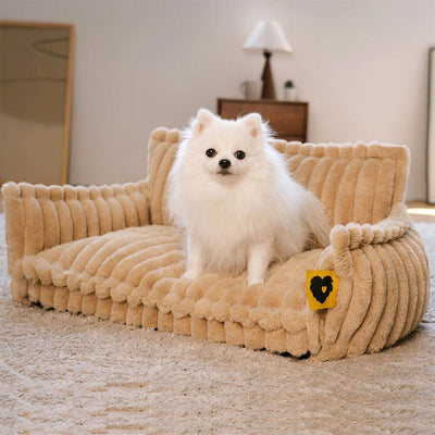 Lit Orthopédique pour Chien CaniSofa – Soutien Articulaire, Housse Lavable, Repose-Tête Confortable