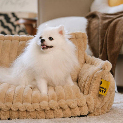 Lit Orthopédique pour Chien CaniSofa – Soutien Articulaire, Housse Lavable, Repose-Tête Confortable