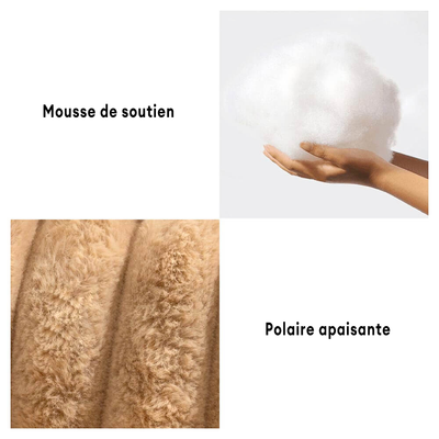 Lit Orthopédique pour Chien CaniSofa – Soutien Articulaire, Housse Lavable, Repose-Tête Confortable