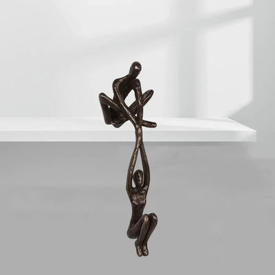 Sculpture Équilibre & Amour – Déco Symbolique & Cadeau Idéal