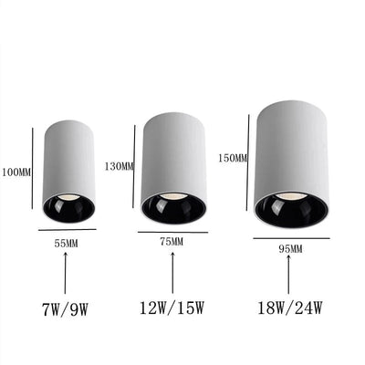Plafonnier LED Round COB - Éclairage Moderne et Efficace avec Design Élégant