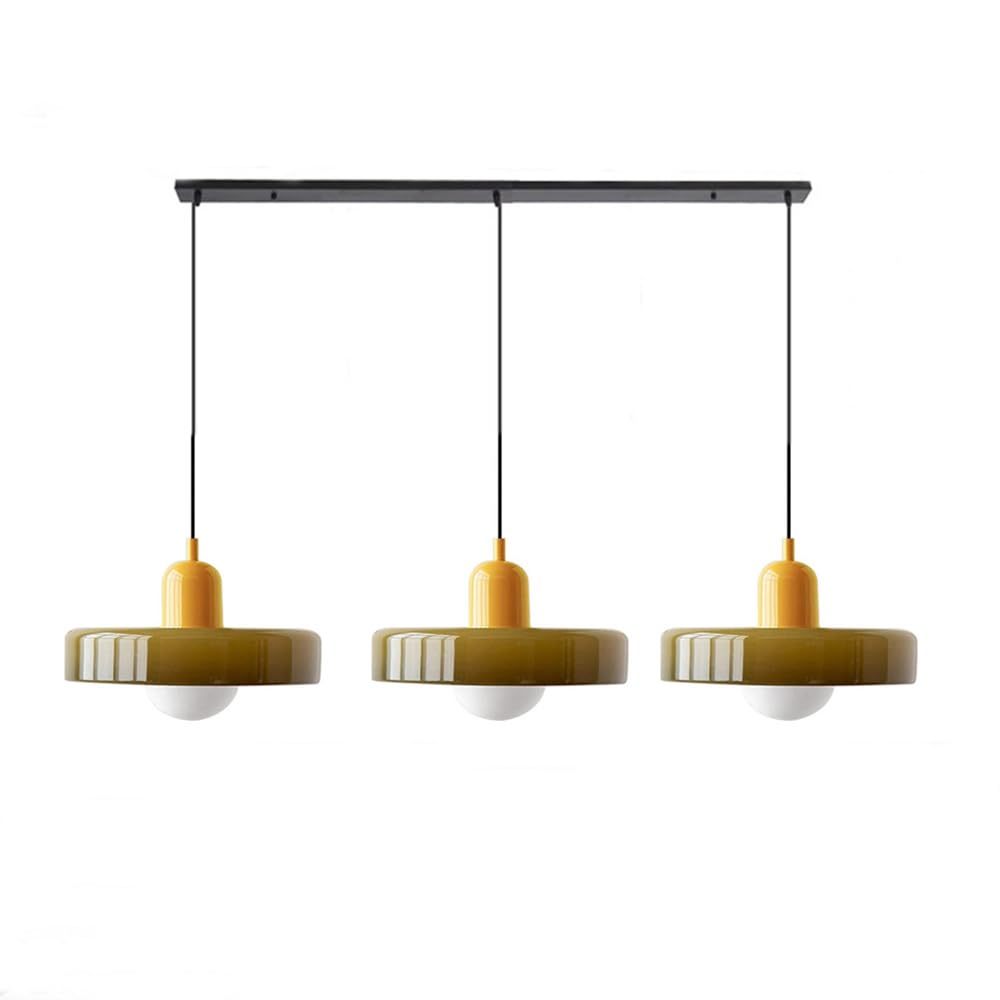 Suspension Simple Bauhaus en Verre – Design Élégant pour Cuisine, Salle à Manger et Salon