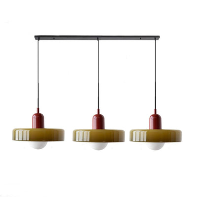 Suspension Simple Bauhaus en Verre – Design Élégant pour Cuisine, Salle à Manger et Salon