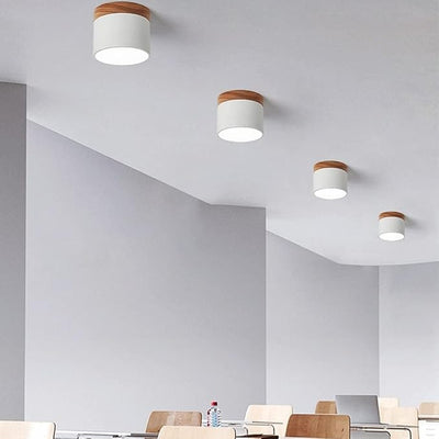 Plafonnier Cylindrique LED Nordic – Éclairage Moderne et Économique pour Couloir