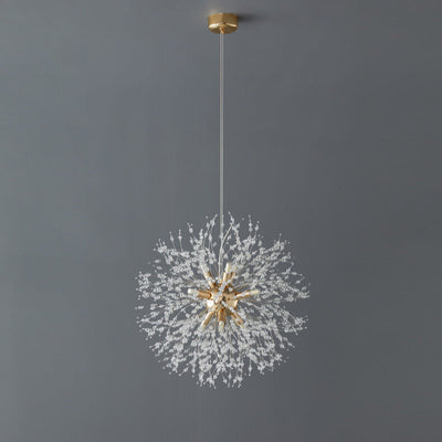 Suspension LED en Cristal – Design Moderne Inspiré du Pissenlit pour Salon et Restaurant