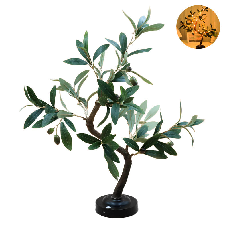 Lampe de Table LED en Forme d'Arbre – Décoration Naturelle et Écologique pour Salon et Chambre