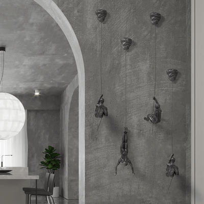 Ascendant | Ensemble de décoration murale homme grimpant créatif