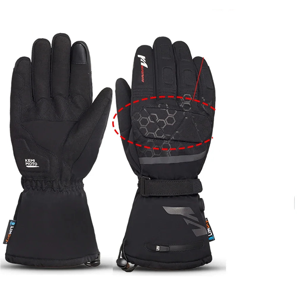 Gants Chauffants ThermoGrip – Rechargeables, Imperméables, Idéal pour l’Hiver et les Sports de Neige