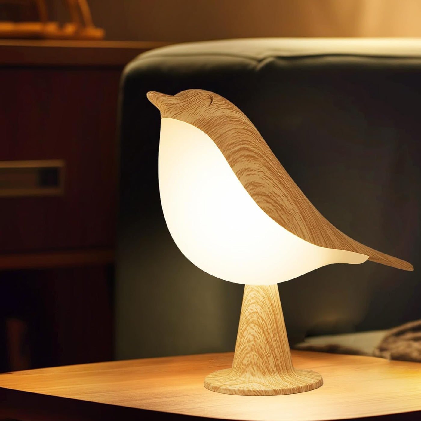 Lampe de Nuit OiseauLumi – Éclairage Chaleureux & Design Naturel