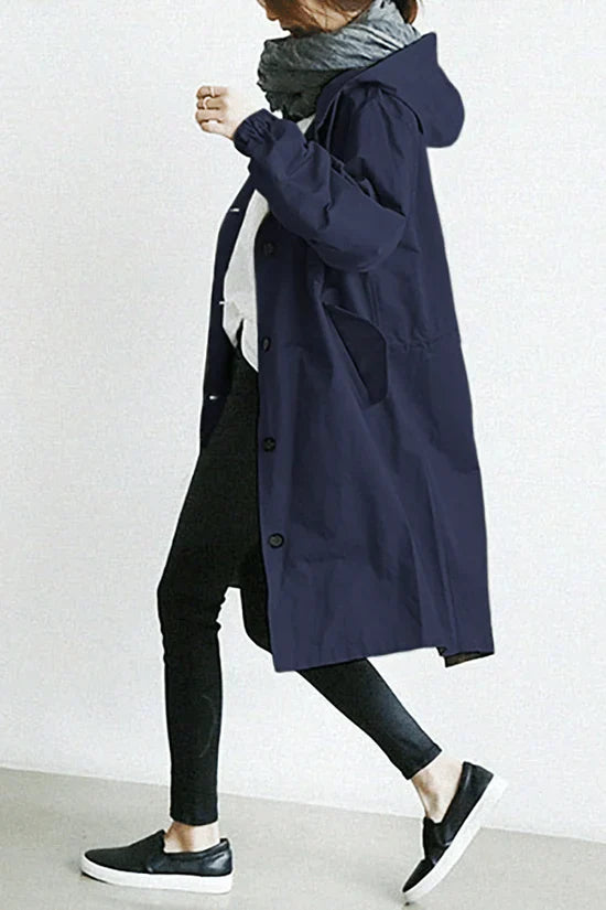 Veste Coupe-Vent Imperméable Oversize – Légère, Pratique et Élégante
