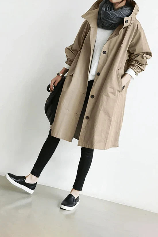 Veste Coupe-Vent Imperméable Oversize – Légère, Pratique et Élégante