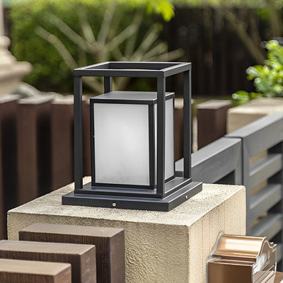 Lampe Solaire de Terrasse en Acier Inoxydable - Étanche et Résistante aux Intempéries, LED Warmwhite